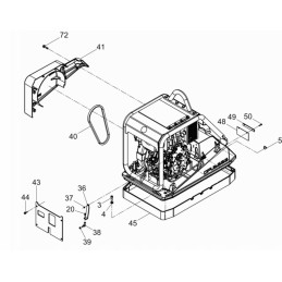 Wacker dpu bpu sankabos dangtelio varžtas 0220202
