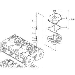 Hatz L serijos vožtuvo dangtelio tarpiklis 50224900
