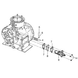 Hatz e įpurškimo siurblio tarpinė 0 2 03896802