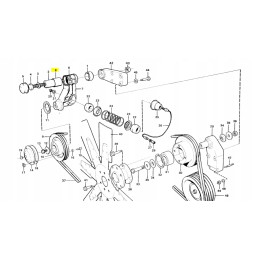 Volvo L90 įtempiklio slydimo guolis 477160
