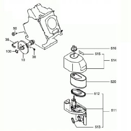 Wacker wm410 oro filtro sa12141 keitimas