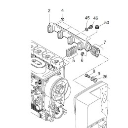 Hatz L serija, duslintuvo tarpiklių komplektas 01603700