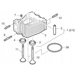 Hatz L serijos galvos tarpiklis 0 8 03626001
