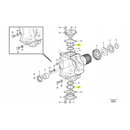 Volvo ekskavatorinio kaiščio sandariklis