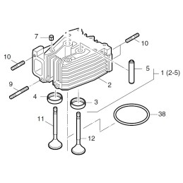 Hatz L serijos galvos tarpiklis 1 0 03626201