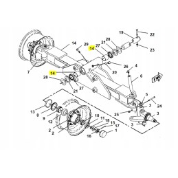 Kačių įvorė 55x68x55 9r5246