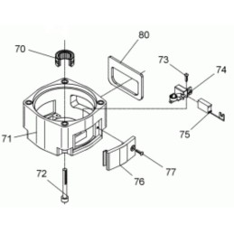 Wacker ehb10 ehb11 anglinis šepetėlis 0046221