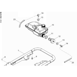 Wacker BS plaktuvai degalų antgalio sandariklis 0053577