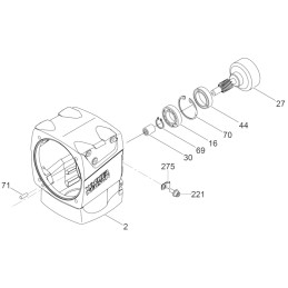 Wacker BS plaktukų sankabos sandariklis 0039050