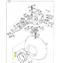 JCB 3CX transmisijos siurblio sandariklis