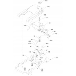 Wacker BS plaktuvų droselio korpusas 0118149