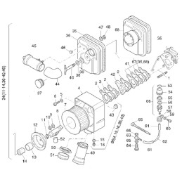 Hatz 1d41 1d81 oro filtro membrana 05033500