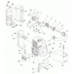 Wacker rammers bs kolektoriaus karbiuratoriaus filtras 0114769