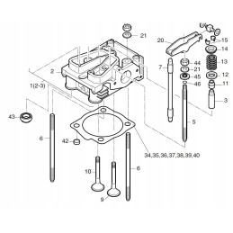Hatz 1b40 galvutės smeigės sandariklis 04174500