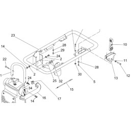 Wacker ds72 droselio trosas 0097866