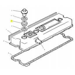 Vožtuvo dangtelio varžto tarpiklio kat