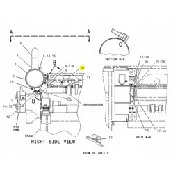 Išmetimo vamzdis cat 325b ln 325b l