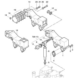 Hatz 2g30 2g40 oro filtro tarpiklis 03783902