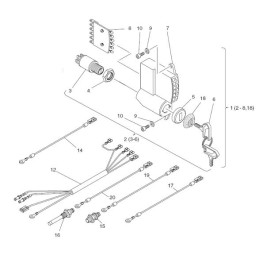 Hatz 1b20 1b30 1b40 1b50 uždegimo raktelis 50404900