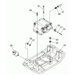 Wacker dpu bpu hidraulinės žarnos spaustukas 0069727
