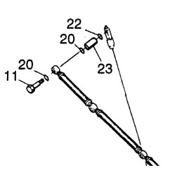 Hatz L serijos įpurškimo perpildymo varžtas 03460200
