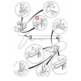Jcb teleskopo prailginimo skaidrė 305 mm jcb 526 160 00984