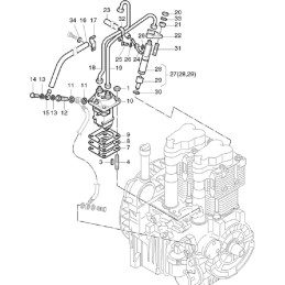Hatz 2g40 įpurškimo siurblio poveržlė 50552200