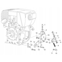 Hatz 1b20 1b30 dujų pagrindo varžtas 50423900