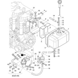 Hatz 2g40 kuro siurblio poveržlė 1 4 04118600