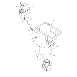 Wacker BS plaktuvai, kuro čiaupas 2006901