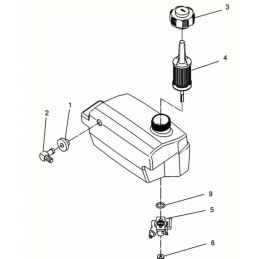 Wacker rammers ds degalų pildymo angos dangtelis 0104093
