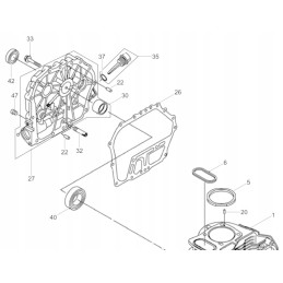 Yanmar l60 l70 dangtelio tarpiklis 114350 01412