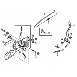 Honda gcv135 reguliatoriaus spyruoklė 16562 zm1000