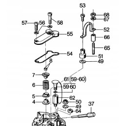 Hatz e75 e79 e780 vožtuvo apsauga 02252400