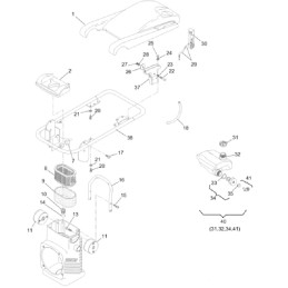 Wacker BS rammers droselio svirties 0111202 laidas
