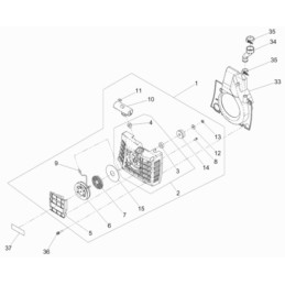 Wacker bts630 bts635 starterio poveržlė 0222721
