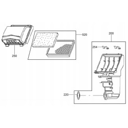 Wacker wm410 eh41 oro filtras 5100003275