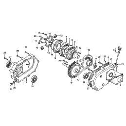 Honda gx160 gx200 sankabos alyvos sandariklis 91202 z2f 801