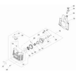 Wacker bts635 starterio dantų laikiklis 0213768