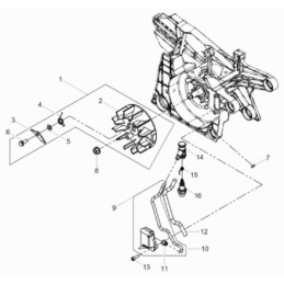 Wacker bts630 bts635 starterio spyruoklė 0213744