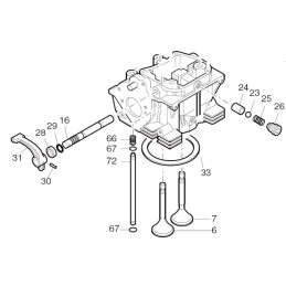 Hatz 1d81 1d80 galvos tarpiklis 0 7 04036500