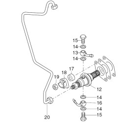 Hatz 1d41 1d81 siurblio slėgio atstumas 04239300