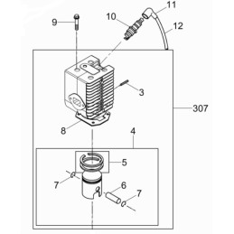 Wacker hammer bh uždegimo žvakė br6hs ngk