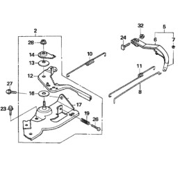 Honda gx120 reguliatoriaus spyruoklė gr 16561 ze0 030