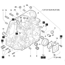 Hatz 1d41 1d81 įpurškimo siurblio kaištis 50231900