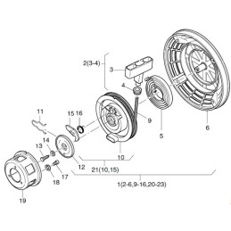 Hatz 1b20 1b30 1b40 starterio poveržlė 50390701