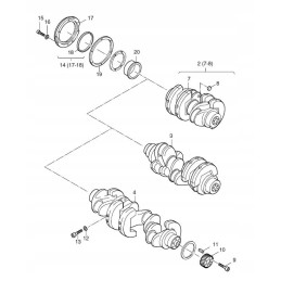 Hatz L serijos veleno sandariklis 50224602 80x100x10
