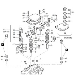 Hatz 1d41 1d50 galvos smeigė 251 1mm 04028600