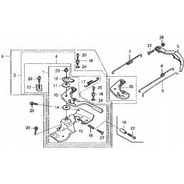 Honda gx160 gx200 reguliavimo spyruoklė16561 ze1 020