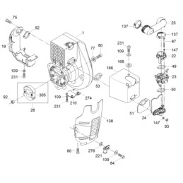 Wacker rammers bs karbiuratoriaus tarpiklis 5100032176